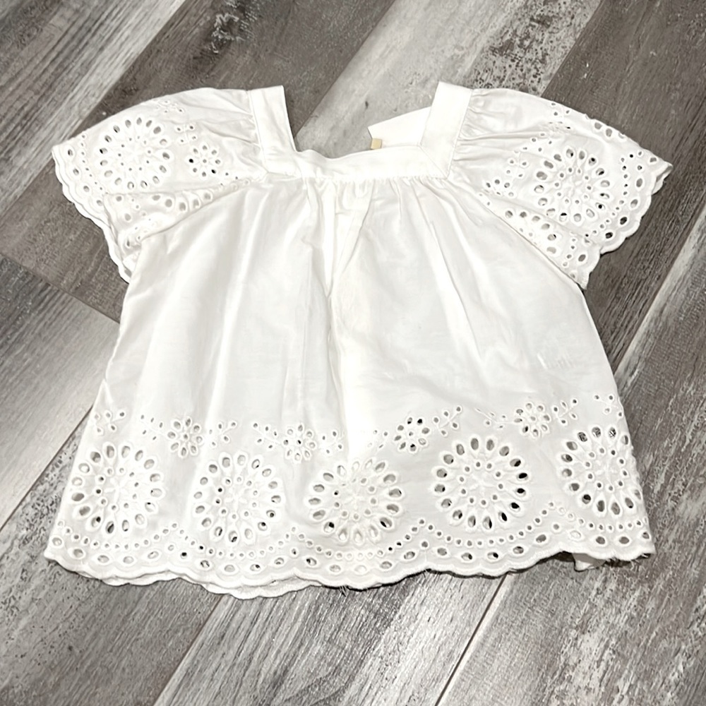 Zara Embroidered Poplin Shirt